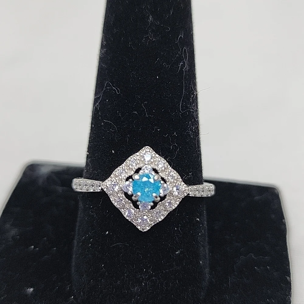 AQUAMARINE RING - Picture 5 of 9